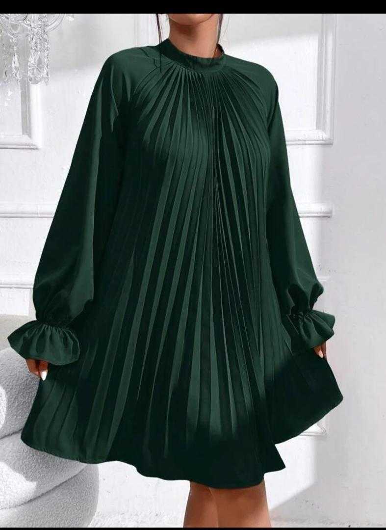 Ladies Elegant Sexy Pleated Dress
