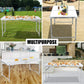 Folding Camping Table with Adjustable Height Legs, 1.2M Lightweight Aluminum Table, Indoor Outdoor