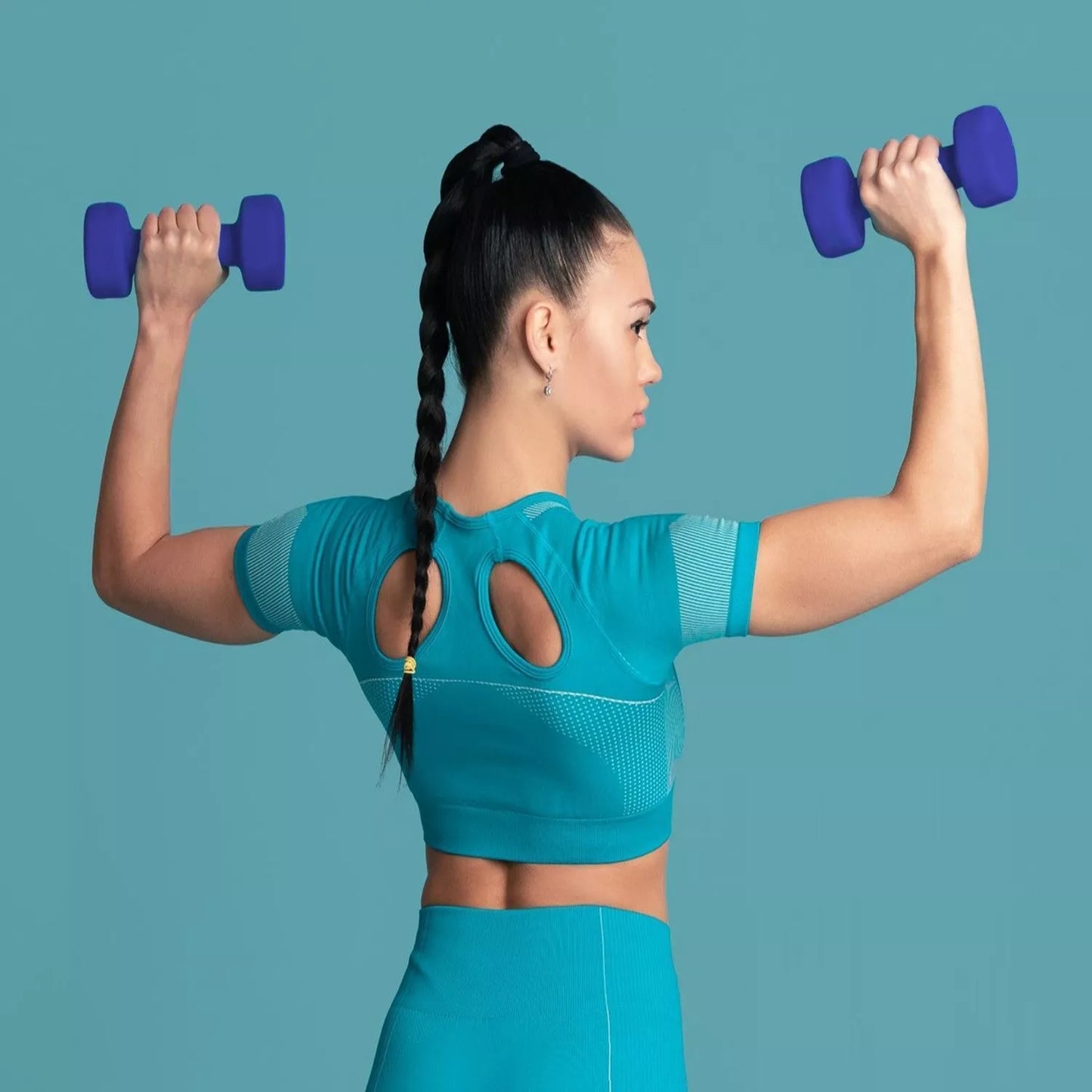 Pro-Sportz 10kg Hexagonal Dumbbell Set + Carrying Case