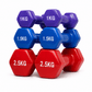 Pro-Sportz 10kg Hexagonal Dumbbell Set + Carrying Case