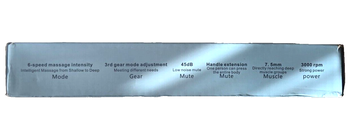 Massage Gun U-Shaped For Full Body Workout 4 Massage Heads