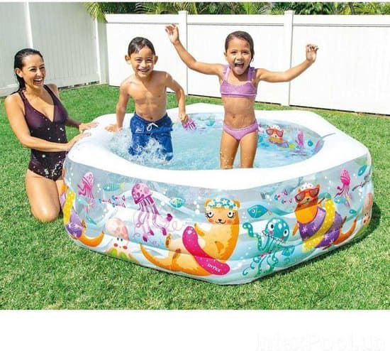 Inflatable Pool Ocean Reef - Round - L191 x W178 x H61 cm
