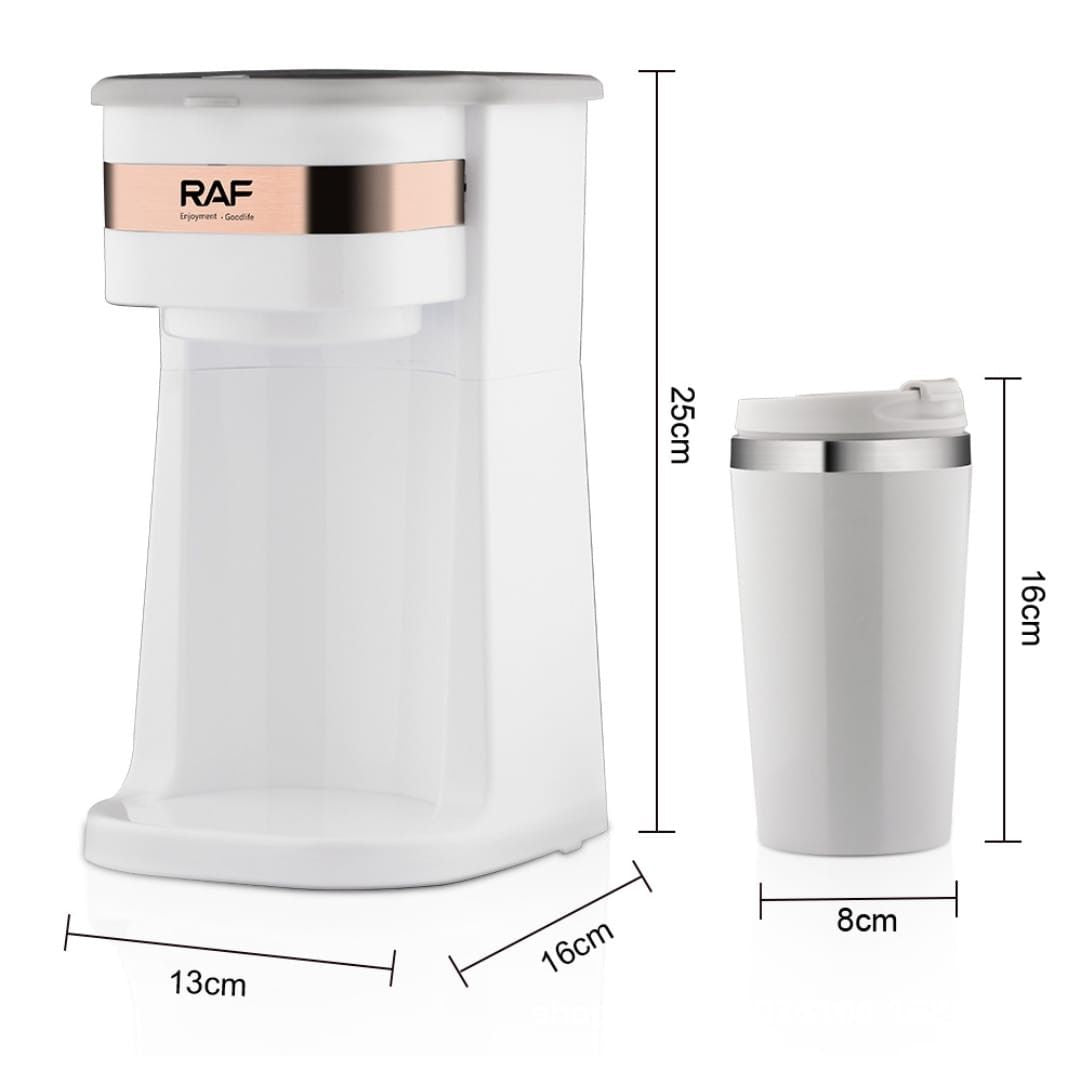 420ML RAF Filter Coffee Maker With A Travelling Mug 700W R.119W