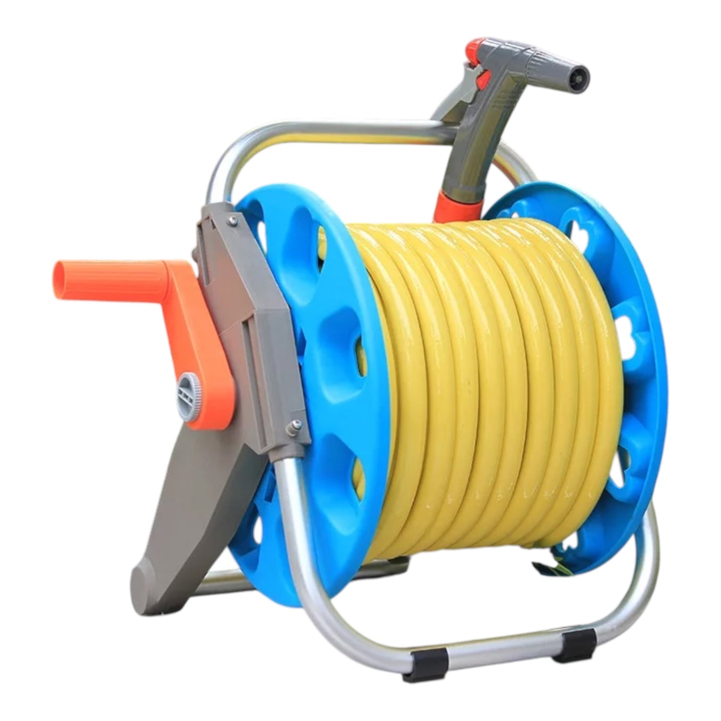 MHome Retractable Garden Sprinkler Garden Water Hose Pipe Reel Plastic Cart- 20M & 30M Options