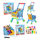 46-Piece Kid's Mini Shopping Cart