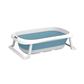 Plastic Portable & Collapsible Bathtub Blue & White