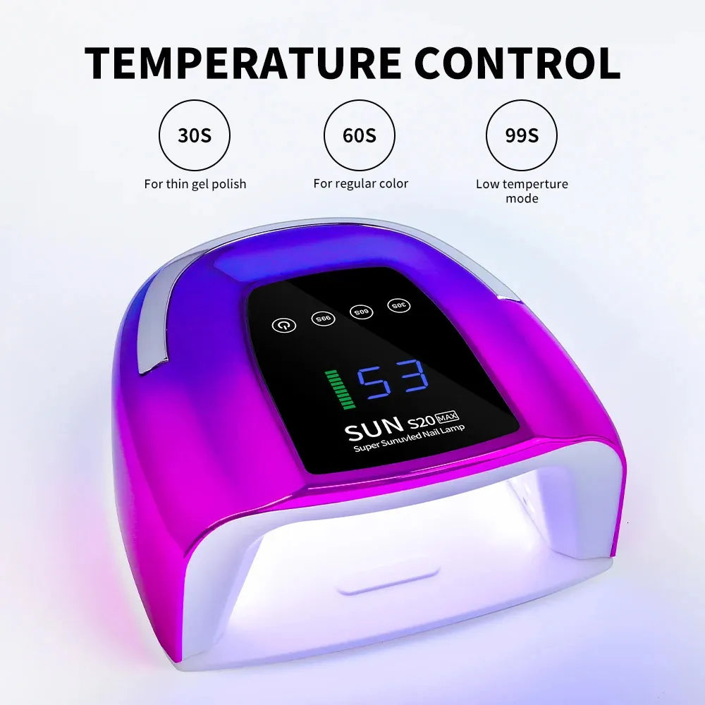 Sun Rechargeable Nail UV 48 LED Lamp Dryer Professional Cordless Quick Dry Gel Polish Curing Lamp Nail Tool S20