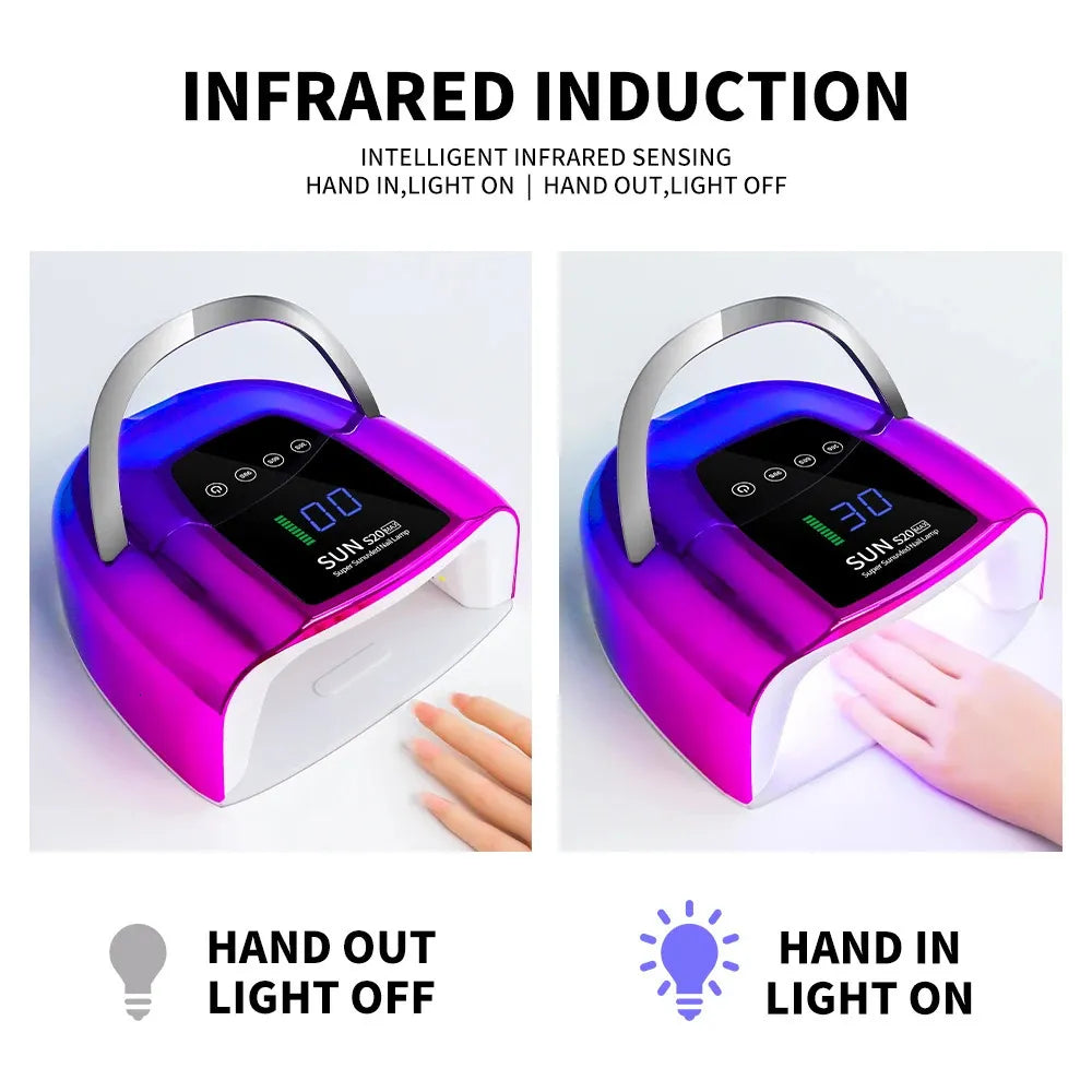 Sun Rechargeable Nail UV 48 LED Lamp Dryer Professional Cordless Quick Dry Gel Polish Curing Lamp Nail Tool S20