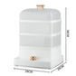 RAF - Multifunctional kitchen steamer plastic 3-layer steamer electric