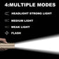 Multifunctional survival kit 7 in 1 tool with flashlight