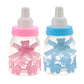 Congratulations, A Baby Shower for a Boy! Large bottle as a piggy bank, containing 30 small bottles, which you can fill with meringues 1 kg (blue/white). You can use this to thank your visitors. Gender Reveal…