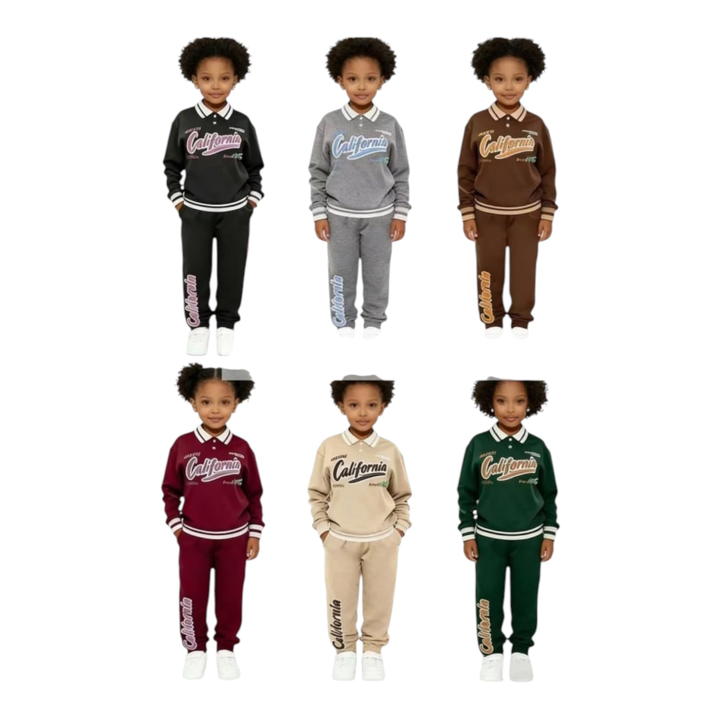 Kids 2pc Tracksuits Unisex-Various Colours