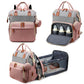 Multifunctional Baby Diaper Bag Backpack With Changing 
Station - Waterproof Large Travel Backpack For Boys And Girls