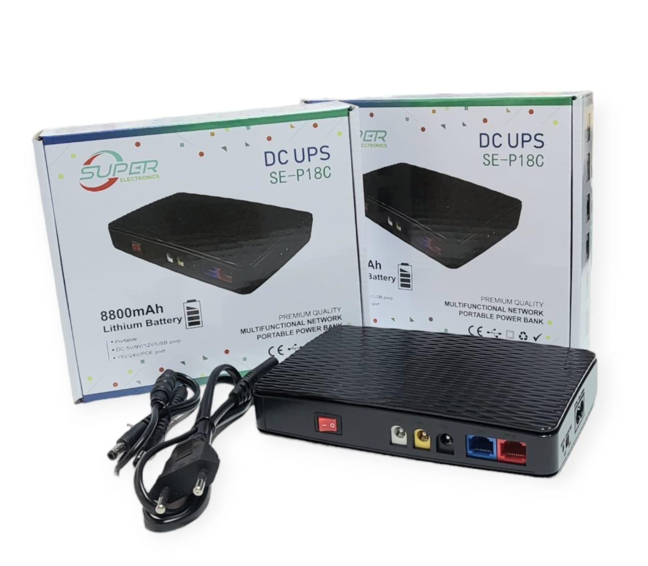 Mini DC UPS For Routers And Small Electronics 8800mah