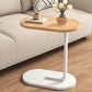 MFurn C-Shaped Side Table – Modern Narrow Coffee Table with Metal Frame for Small Spaces