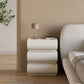 MFurn French Style Bedside Table with Three Drawers, Lightweight Luxury High End
