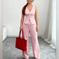 Ladies Elenzga Sleeveless 2pc Pants/Top Set -Various Colours