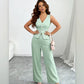 Ladies Elenzga Sleeveless 2pc Pants/Top Set -Various Colours