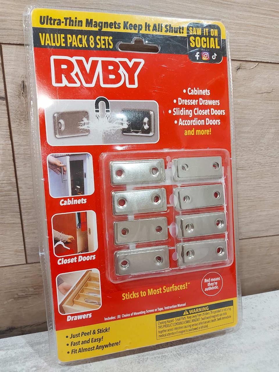 Universal home and door magnet 8pc