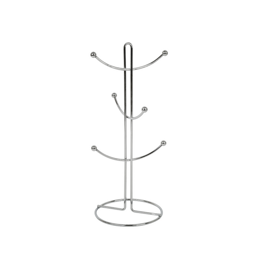COFFEE MUG STAND STAINLESS  STEEL 6PC