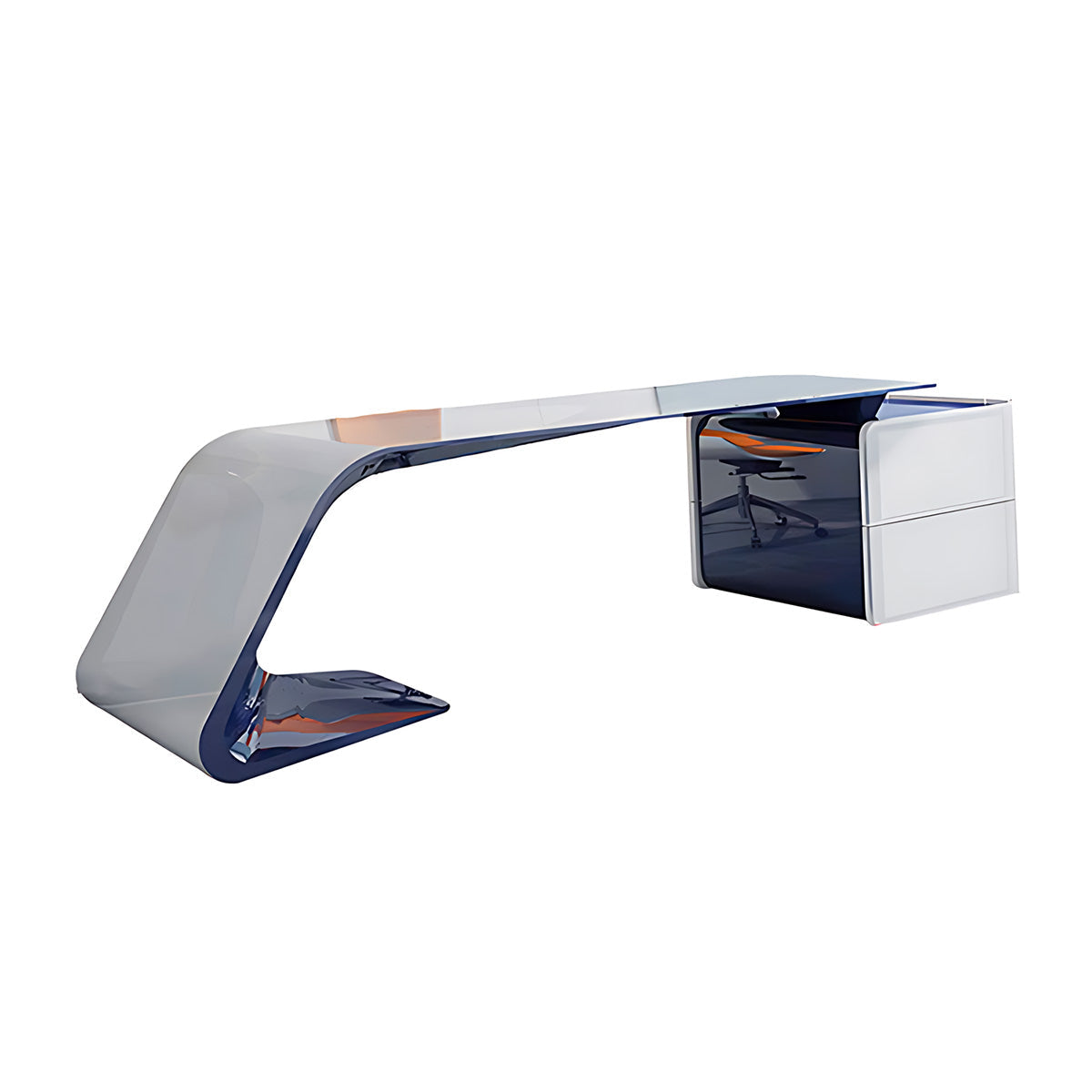 Modern CEO Manager Desk Stylish Lacquered Office Desk & Chair Various Options - PreOrder Sales Now Available!