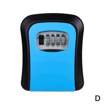 Key Lock Box Wall Mounted Key Safe Box Weatherproof Combination New