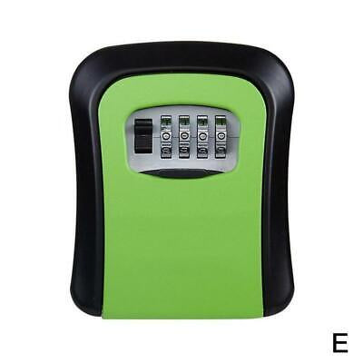 Key Lock Box Wall Mounted Key Safe Box Weatherproof Combination New