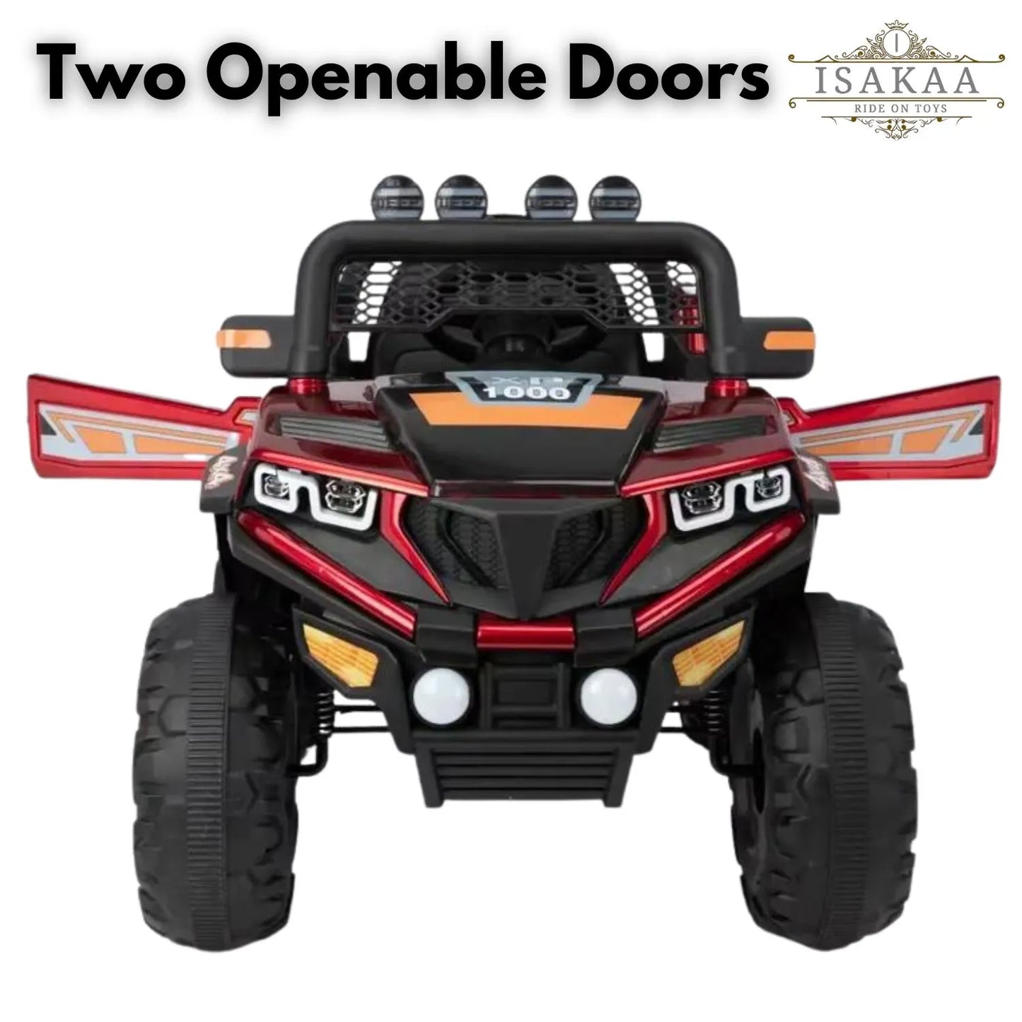 Kids Jeep – YKL999 – 4 Wheel Drive ISAKAA 1 to 7.5 Years. 12v battery – Bluetooth – Kids Car – Ride on Jeep