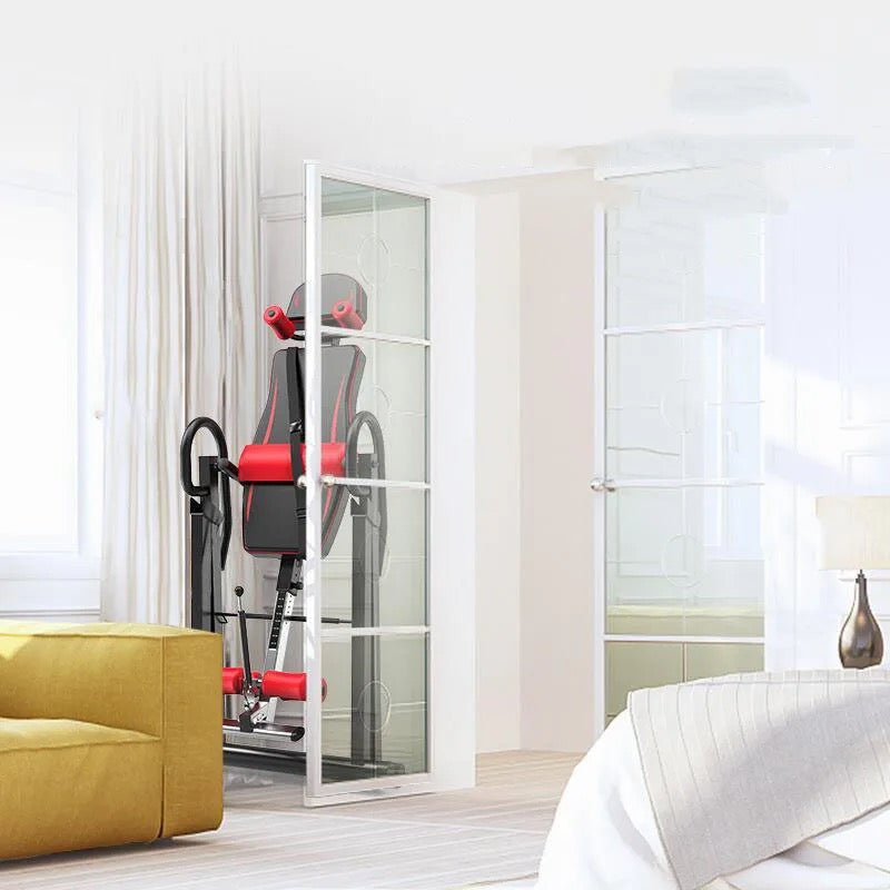 Gravity Heavy Duty Inversion Table, Back Stretcher Machine for Pain Relief Therapy, Inversion Equipment - Headrest & Adjustable Protective Belt with Adjustable Headrest