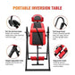 Gravity Heavy Duty Inversion Table, Back Stretcher Machine for Pain Relief Therapy, Inversion Equipment - Headrest & Adjustable Protective Belt with Adjustable Headrest