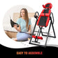 Gravity Heavy Duty Inversion Table, Back Stretcher Machine for Pain Relief Therapy, Inversion Equipment - Headrest & Adjustable Protective Belt with Adjustable Headrest