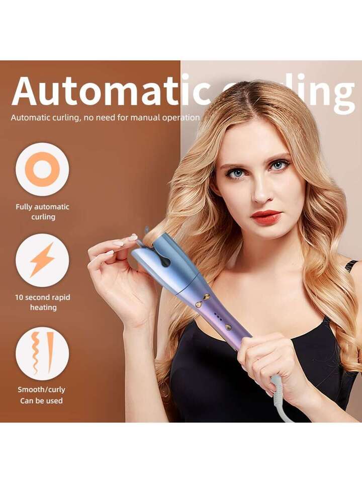 Portable Wireless Usb Rechargeable Automatic Body Wave Hair Curler