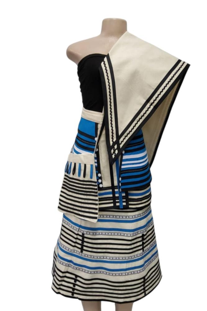 African Themed Ladies Traditional 2pc Skirt And Bag - Various Options