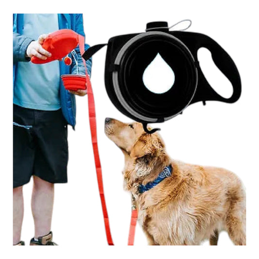 5-in-1 Pet Leash With Water Bottle