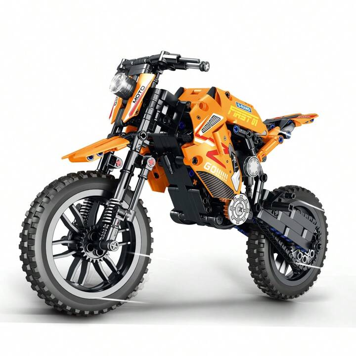 Building Blocks Motocross Bike Kit 506pc