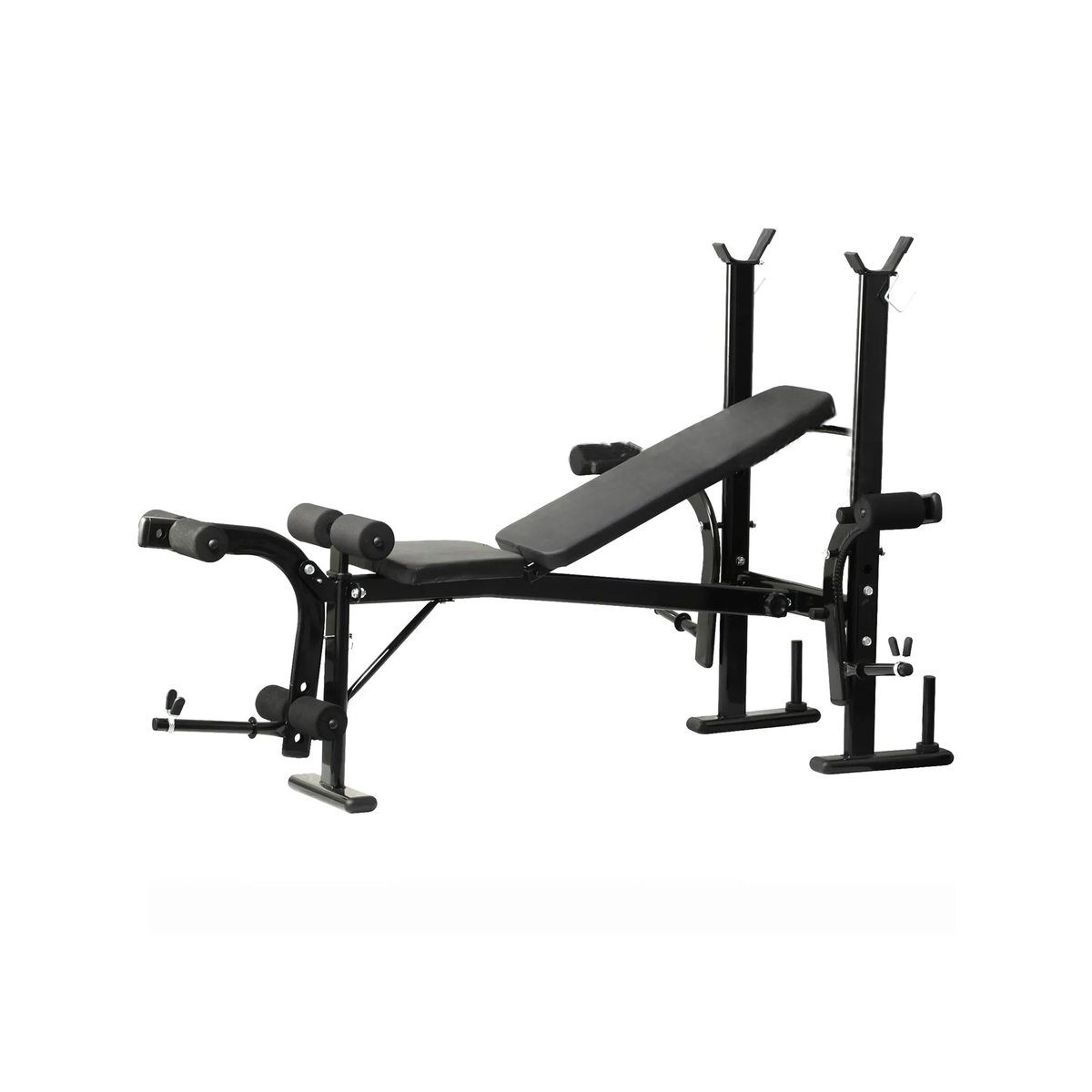 PROSPORTZ Adjustable Weight Bench with Barbell Rack and Leg Developer Multifunctional WeightLifting Bench