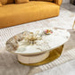 MHome Faux Marble Coffee Table with Storage, Various Colours