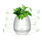 Creative Smart Bluetooth Touch Music Flower Home Office Decoration Green Music Flowerpot Night Light with Speaker