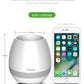 Creative Smart Bluetooth Touch Music Flower Home Office Decoration Green Music Flowerpot Night Light with Speaker
