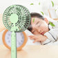 Foldable Telescopic Charging Fan, Minimalist, Mini Portable Desktop