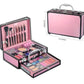 Magic Color Deluxe 50 Pcs Make Up Kit With Pink metal carry case