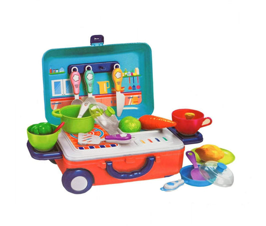 Pretend Play Pull Rod Box Happy Little Chef
