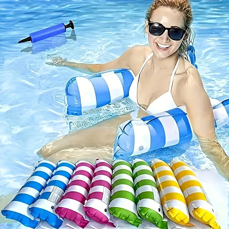 MHome Inflatable Floating Bed – Swimming Pool Hammock Lounger