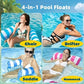 MHome Inflatable Floating Bed – Swimming Pool Hammock Lounger