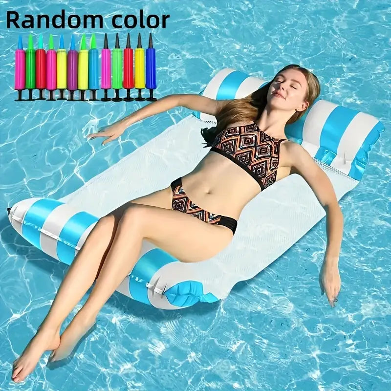 MHome Inflatable Floating Bed – Swimming Pool Hammock Lounger