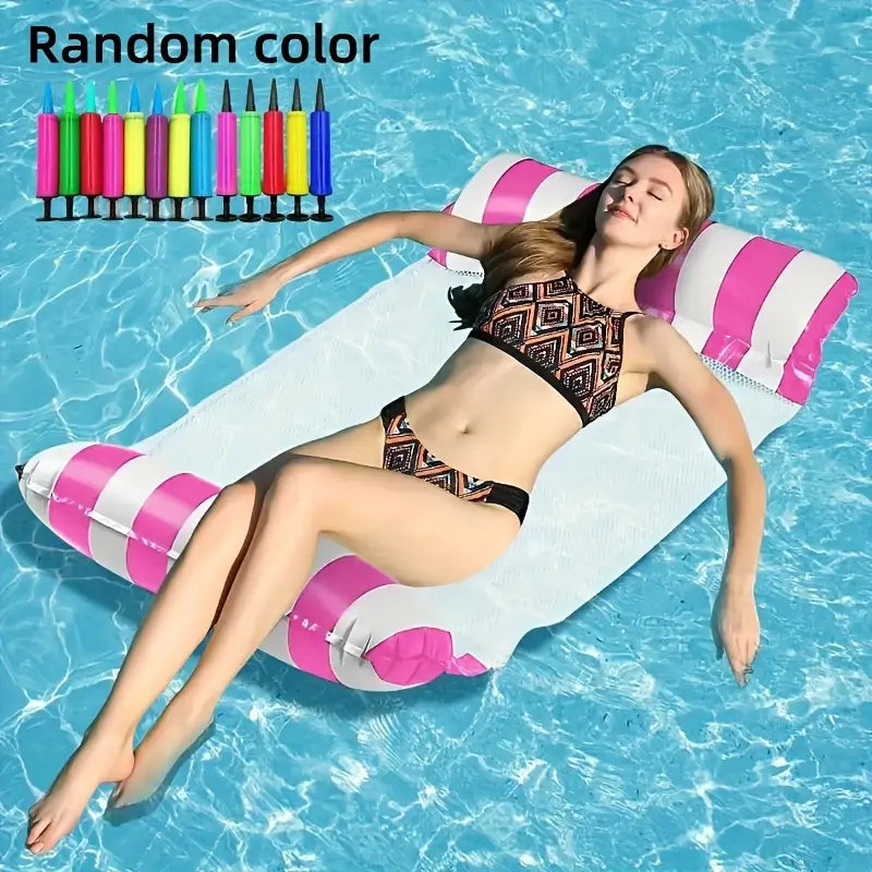 MHome Inflatable Floating Bed – Swimming Pool Hammock Lounger