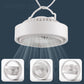 Portable Fan With LED Light (Rechargeable)