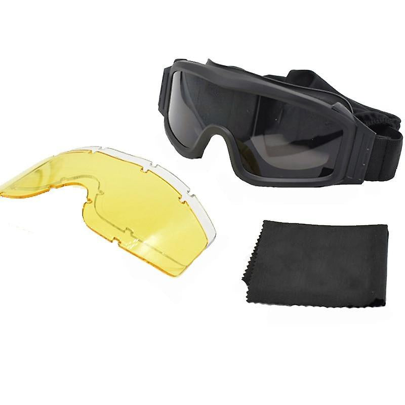 Tactical Military Shooting Sunglasses With 3 Lens