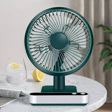 F702 Automatic Shaking Desktop Electric Fan with LED Display