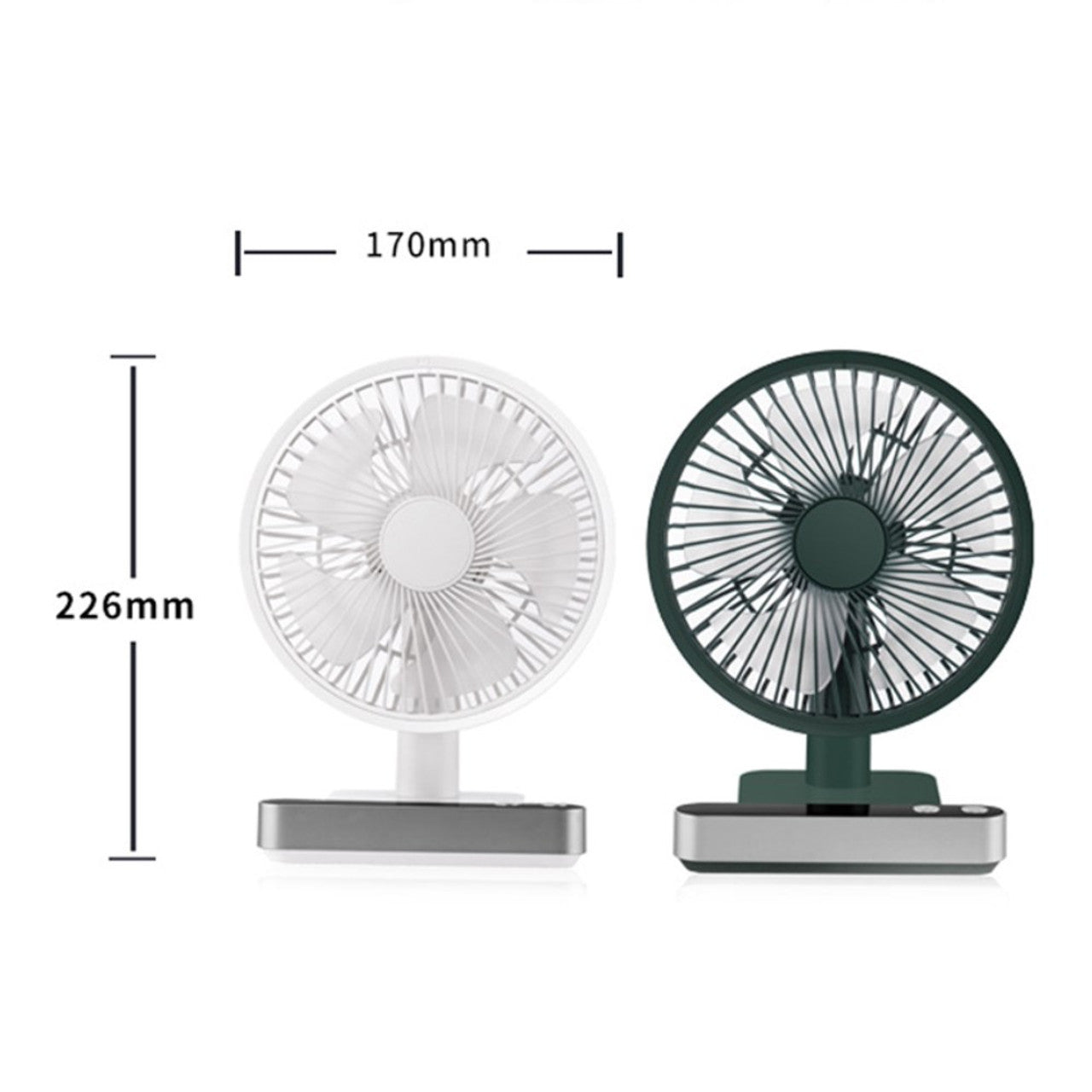 F702 Automatic Shaking Desktop Electric Fan with LED Display